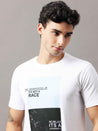White Printed T-Shirt for Men