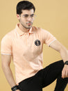 Beige Polo T-shirt for Men