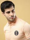 Beige Polo T-shirt for Men