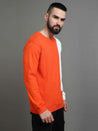 Burnt Orange and white Sweatshirt
