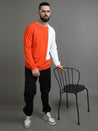Burnt Orange and white Sweatshirt