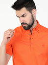 Orange Polo T-Shirt for Men