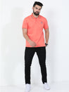 Pink Polo T-Shirt for Men