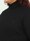 Eerie Black Turtle Neck Sweatshirt