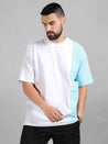 Two Tone Drop Shoulder T-Shirt for Men
