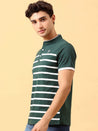 Green Stripes T-Shirt for Men